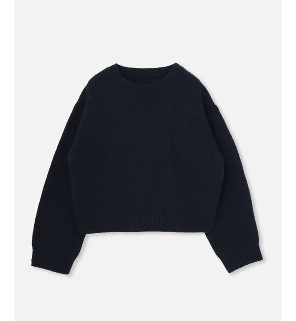 allureville「エアリーループバックスリットプルオーバー」|ニット・セーター|