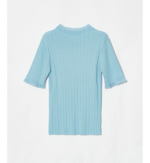 LOULOU WILLOUGHBY「【LOULOU WILLOUGHBY】ハーフチューブラーリブニット」|ニット・セーター|