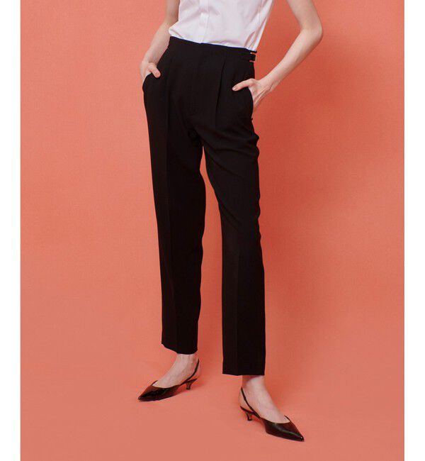 LOULOU WILLOUGHBY「【LOULOU WILLOUGHBY】ハイバックテーパードパンツ」|チノ|