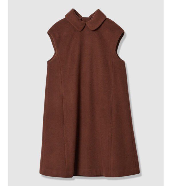 LOULOU WILLOUGHBY「【LOULOU WILLOUGHBY】ビーバーステンカラーワンピース」|ワンピース|