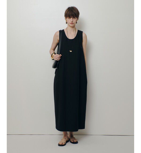 allureville「【ATELIER Line】ノースリーブコクーンワンピース」|ワンピース|ブラック
