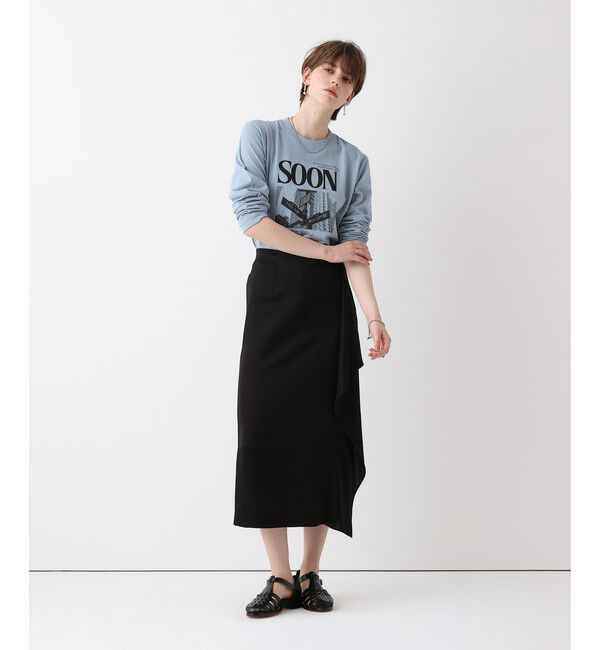 allureville「サイネージロゴロングTシャツ」|Tシャツ・カットソー|