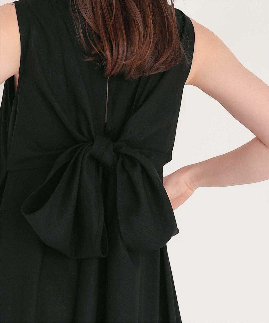 titivate「リネン混2wayリボンマキシワンピース」|ワンピース|