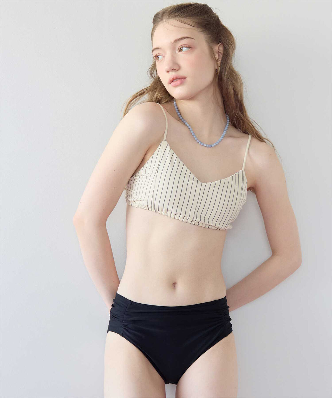 SEA DRESS「シンプルデザインストライプビキニ/水着」|ビキニ|