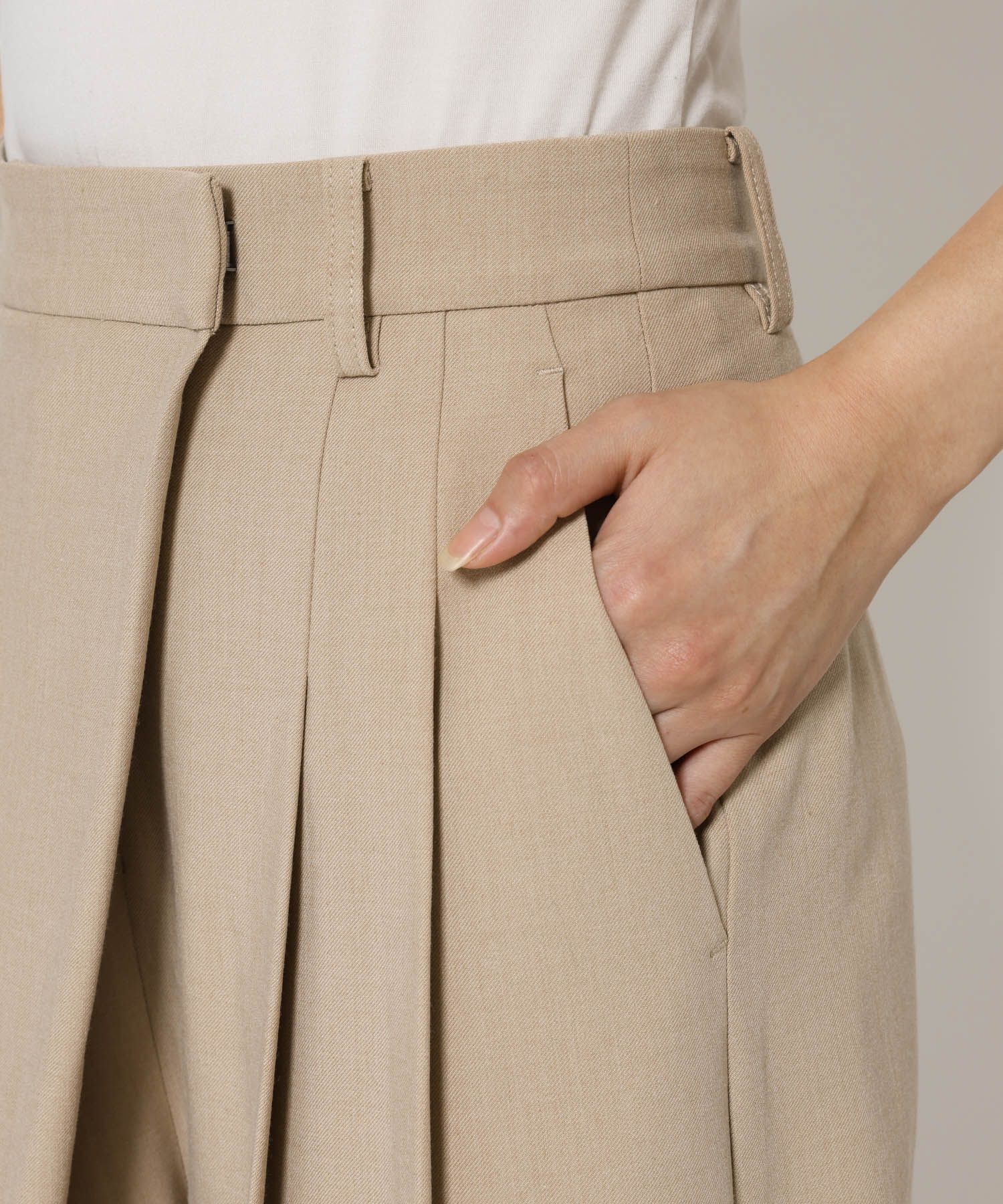 BABYLONE「デザインタックパンツ」|その他|