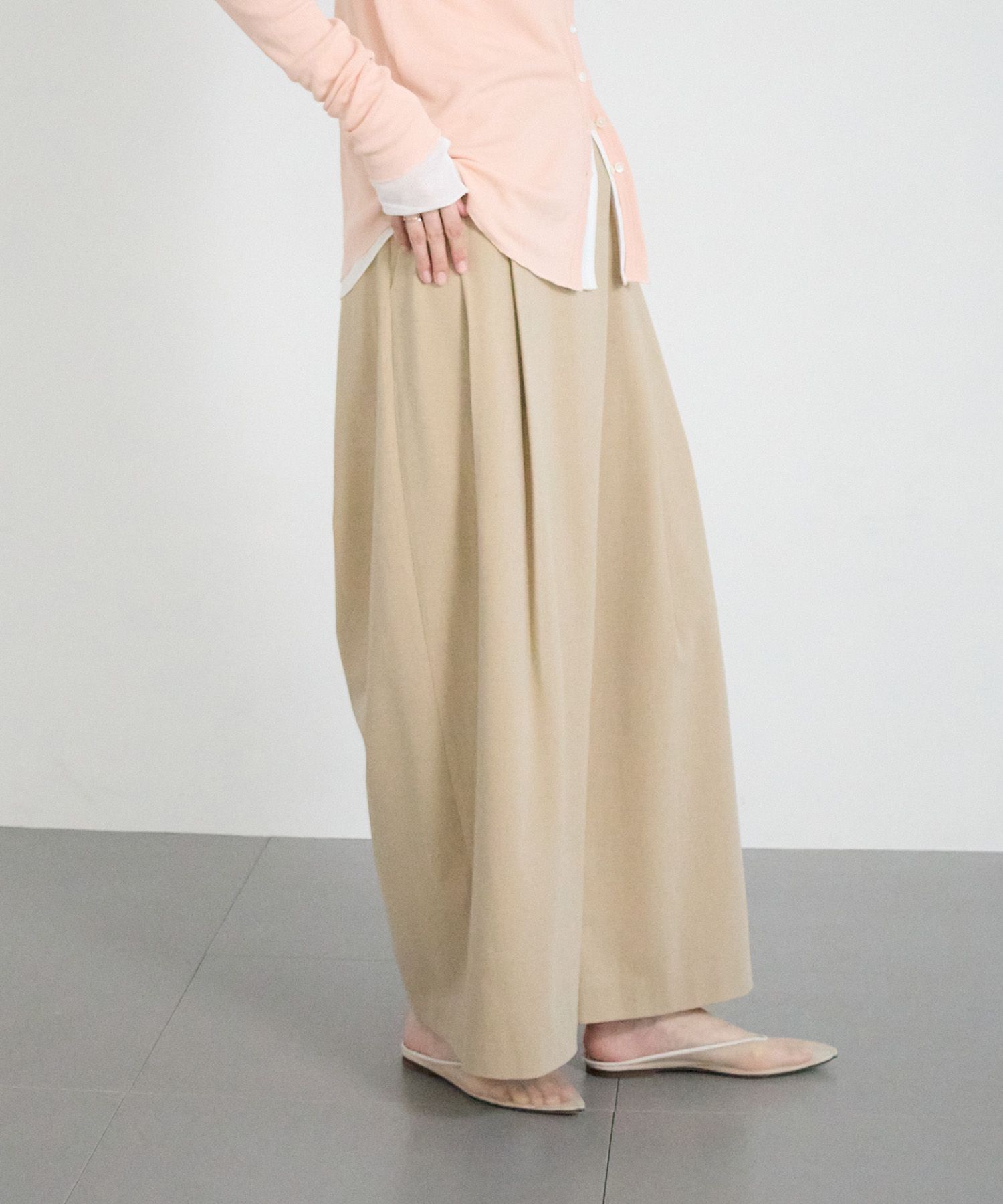 BABYLONE「デザインタックパンツ」|その他|