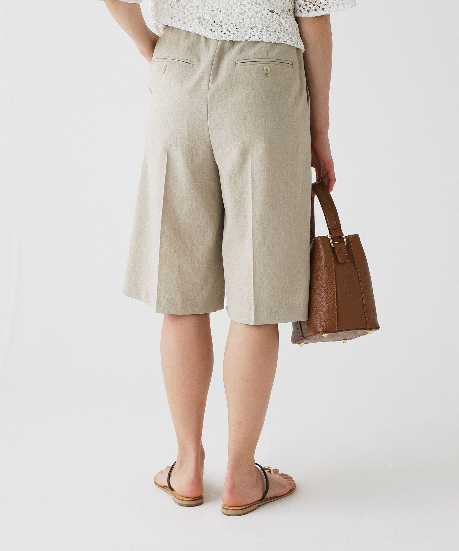 BABYLONE「リネンライクシャンタンハーフパンツ<セットアップ対応>」|その他|