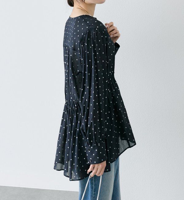  「グリッタードットペプラムブラウス」|シャツ・ブラウス|