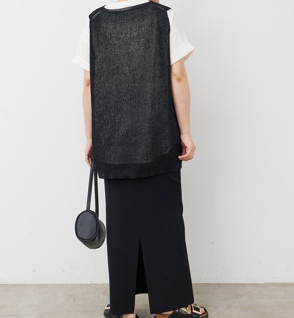  「テープヤーンベスト」|ニット・セーター|