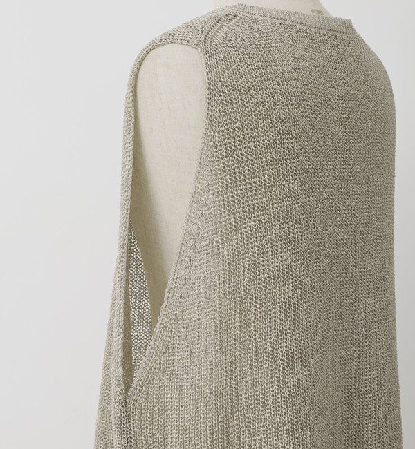  「テープヤーンベスト」|ニット・セーター|