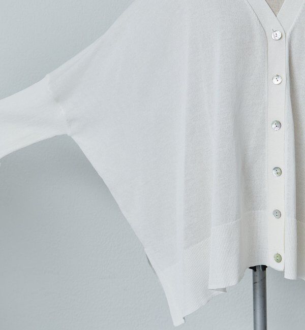  「シアーVネックカーディガン」|カーディガン|