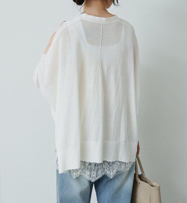  「シアーVネックカーディガン」|カーディガン|