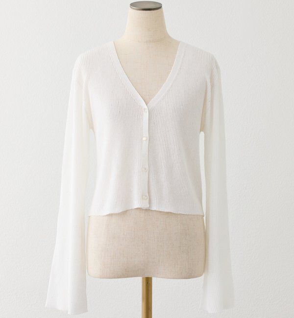  「シアーカーディガン」|ニット・セーター|