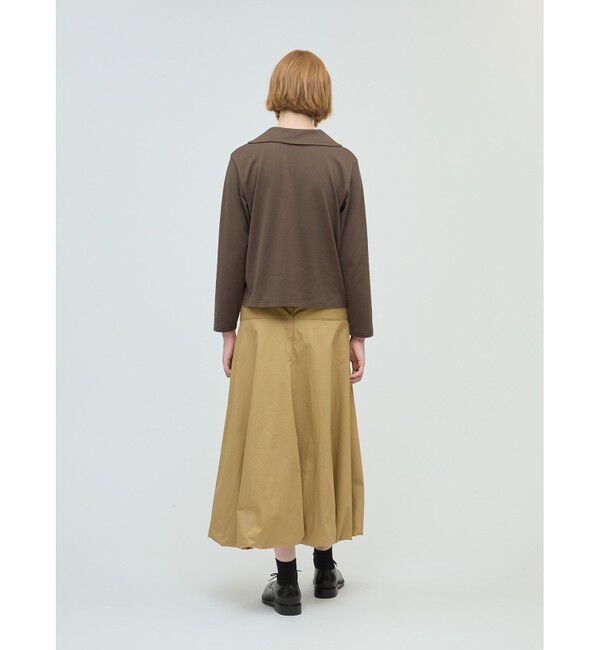 mizuiro ind「mizuiro ind ワイドカラーポロシャツ」|Tシャツ・カットソー|