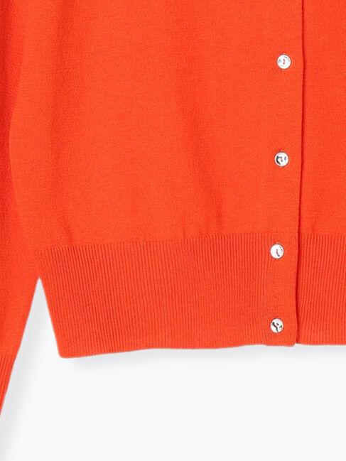 Te chichi「メタル釦クルーネックカーディガン」|カーディガン|