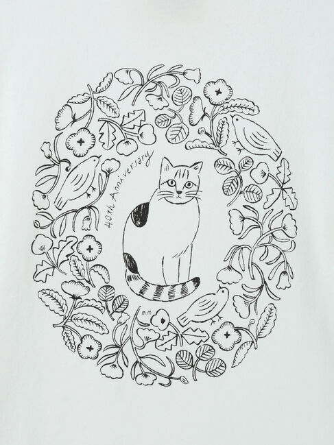 Samansa Mos2「【miyuki matsuo&times;Samansa Mos2】プリントT」|Tシャツ・カットソー|