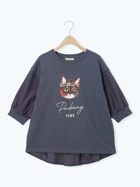 Samansa Mos2「【miyuki matsuo&times;Samansa Mos2】別布切替T」|Tシャツ・カットソー|