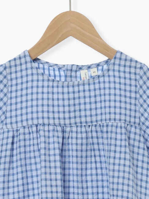 Samansa Mos2 Lagom「☆チェック柄ティアードワンピース」|ワンピース|