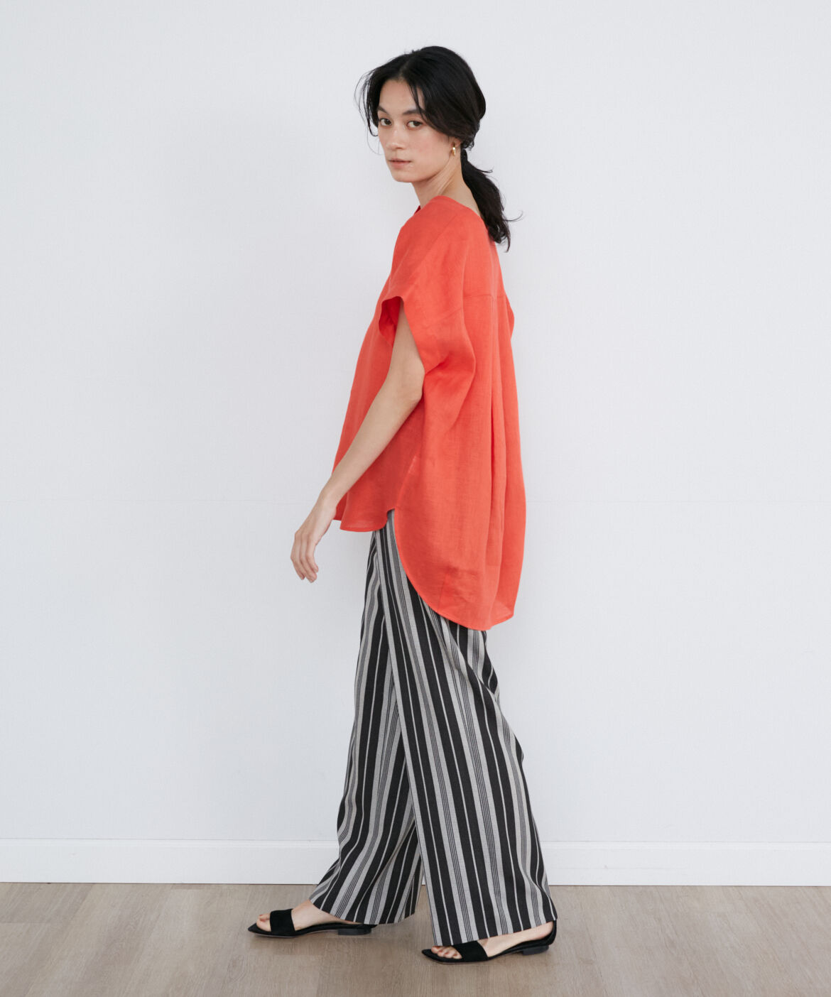 INED「ストライププリントパンツ《Viscotecs》」|その他|