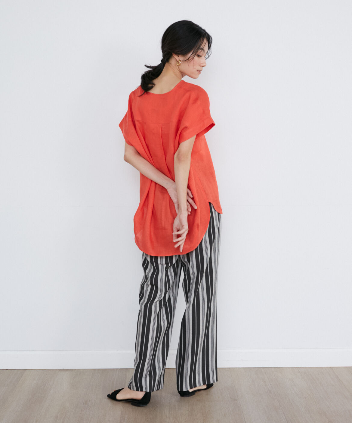 INED「ストライププリントパンツ《Viscotecs》」|その他|