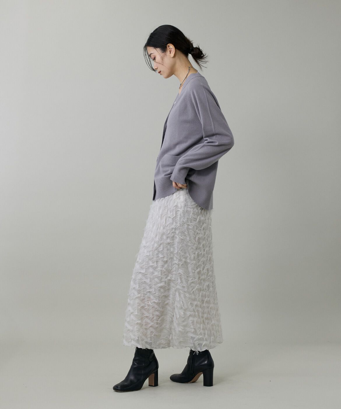 INED「Vネックカーディガン」|カーディガン|