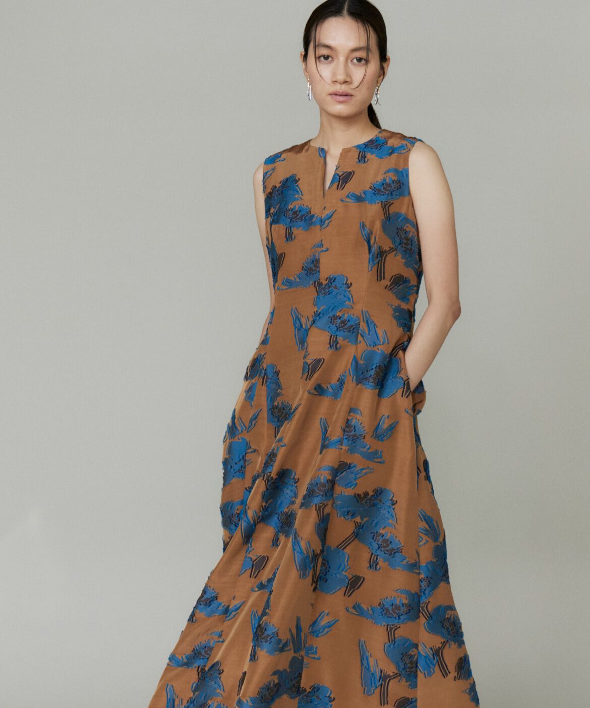 la veille by SUPERIOR CLOSET「花柄ジャガードワンピース」|その他|