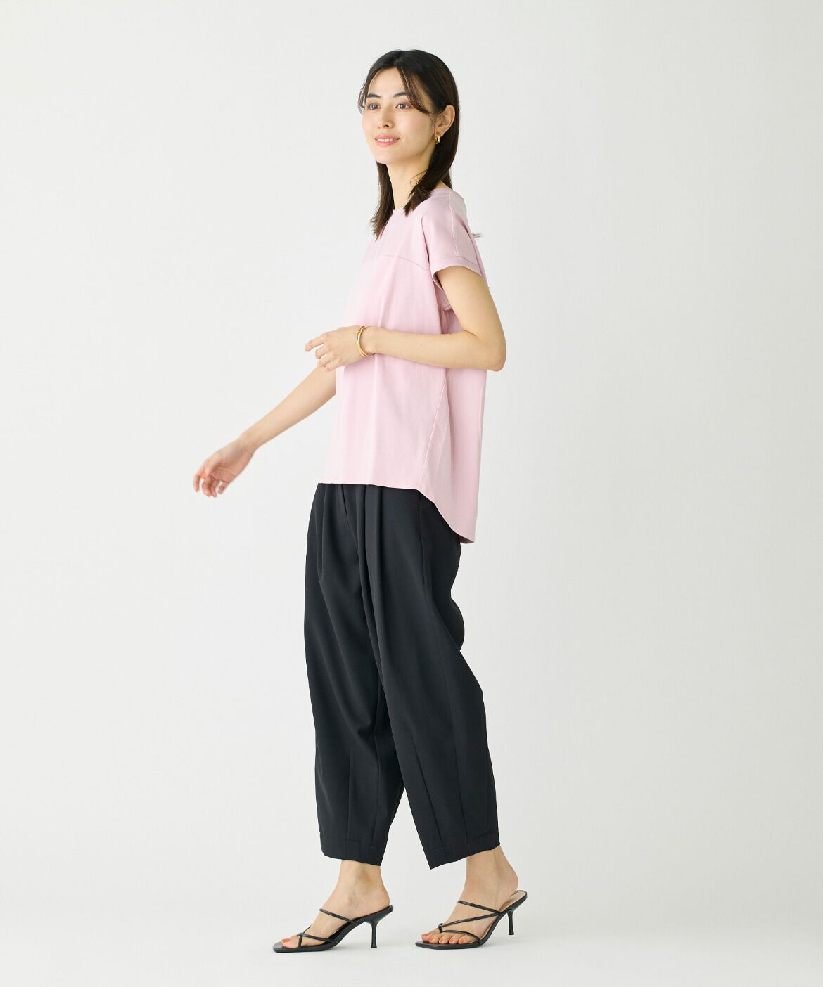 DAY by DAY it&rsquo;s international「サテン切り替えドルマンプルオーバー《スビン綿MIXフライス》」|Tシャツ・カットソー|