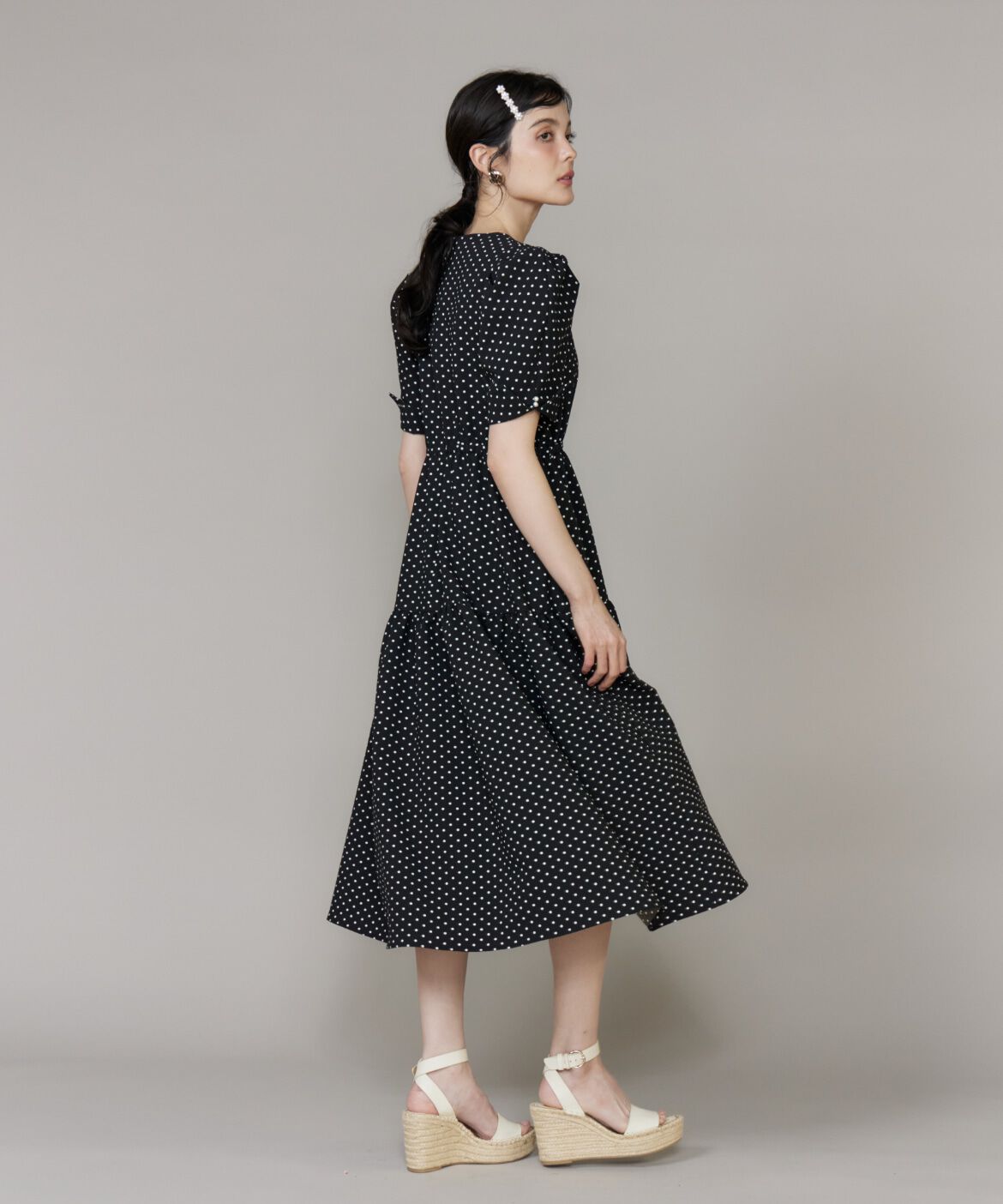 Maglie le cassetto「ドットティアードワンピース」|ワンピース|