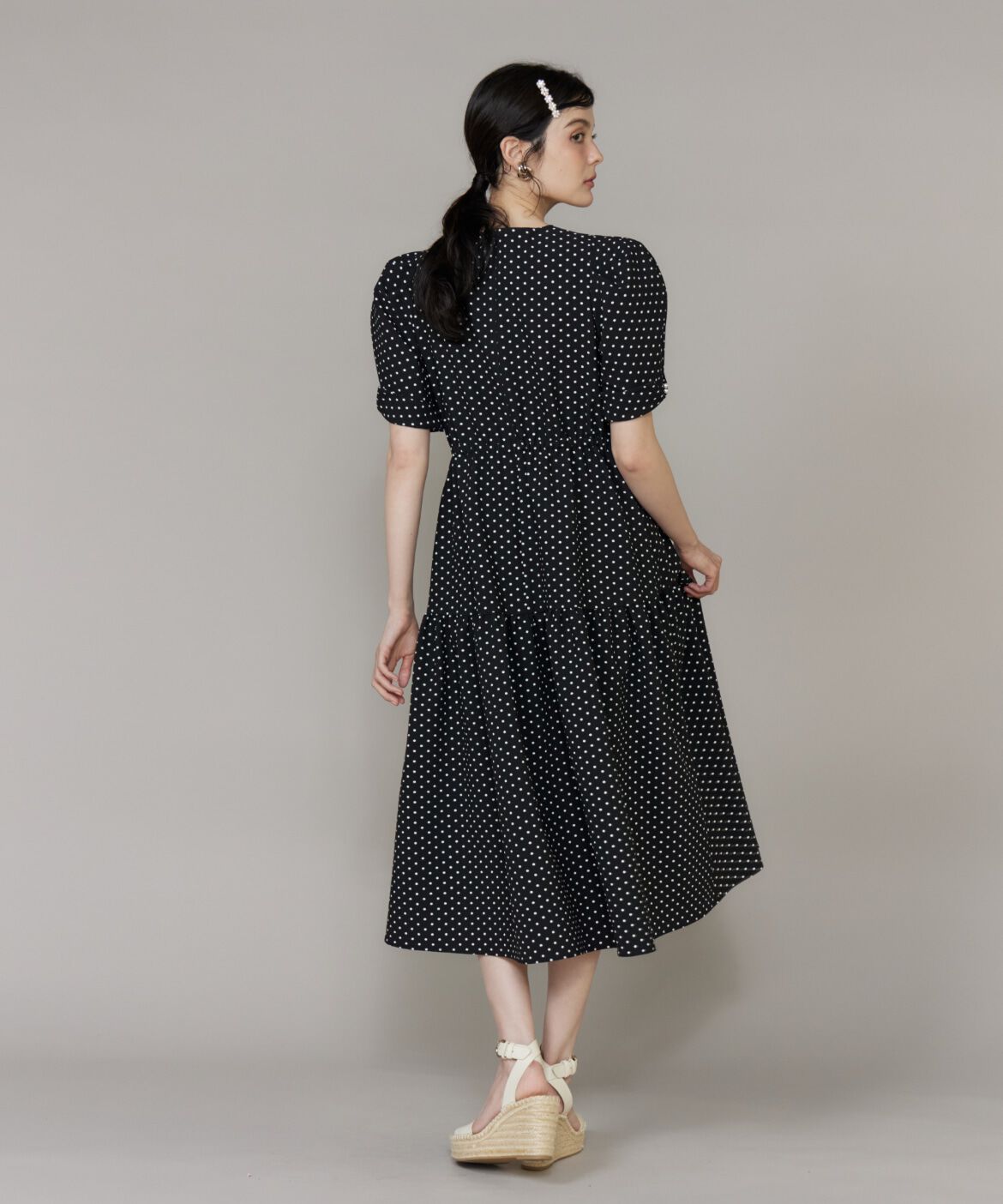 Maglie le cassetto「ドットティアードワンピース」|ワンピース|