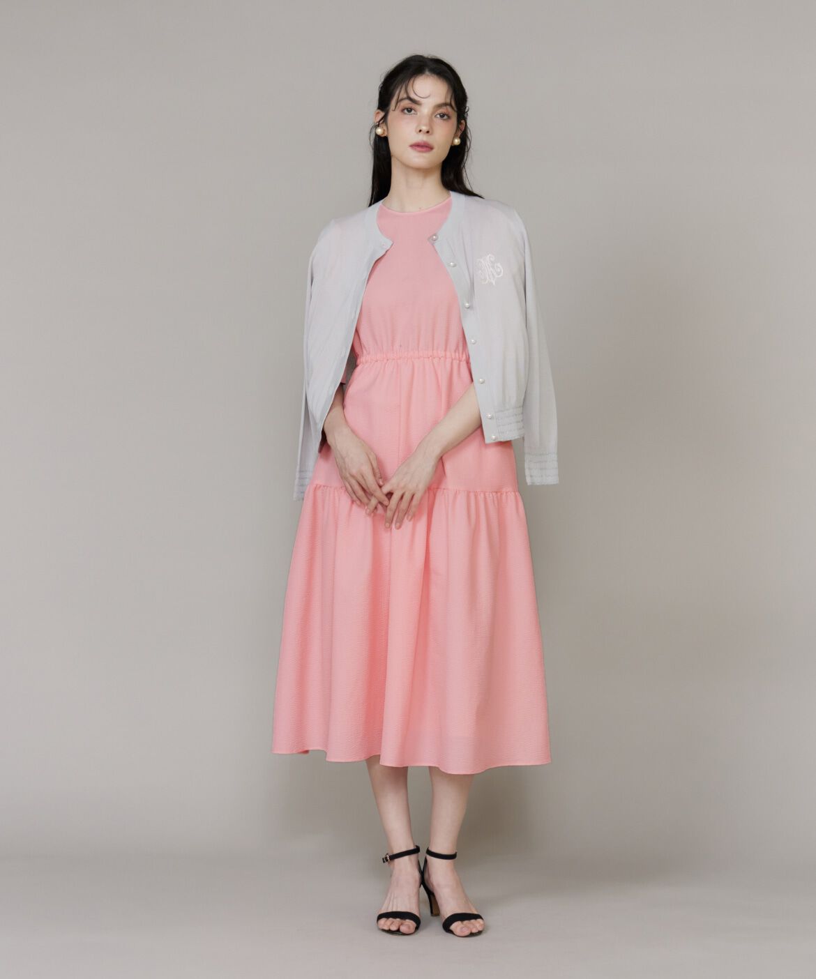 Maglie le cassetto「《大きいサイズ》ティアードワンピース」|ワンピース|