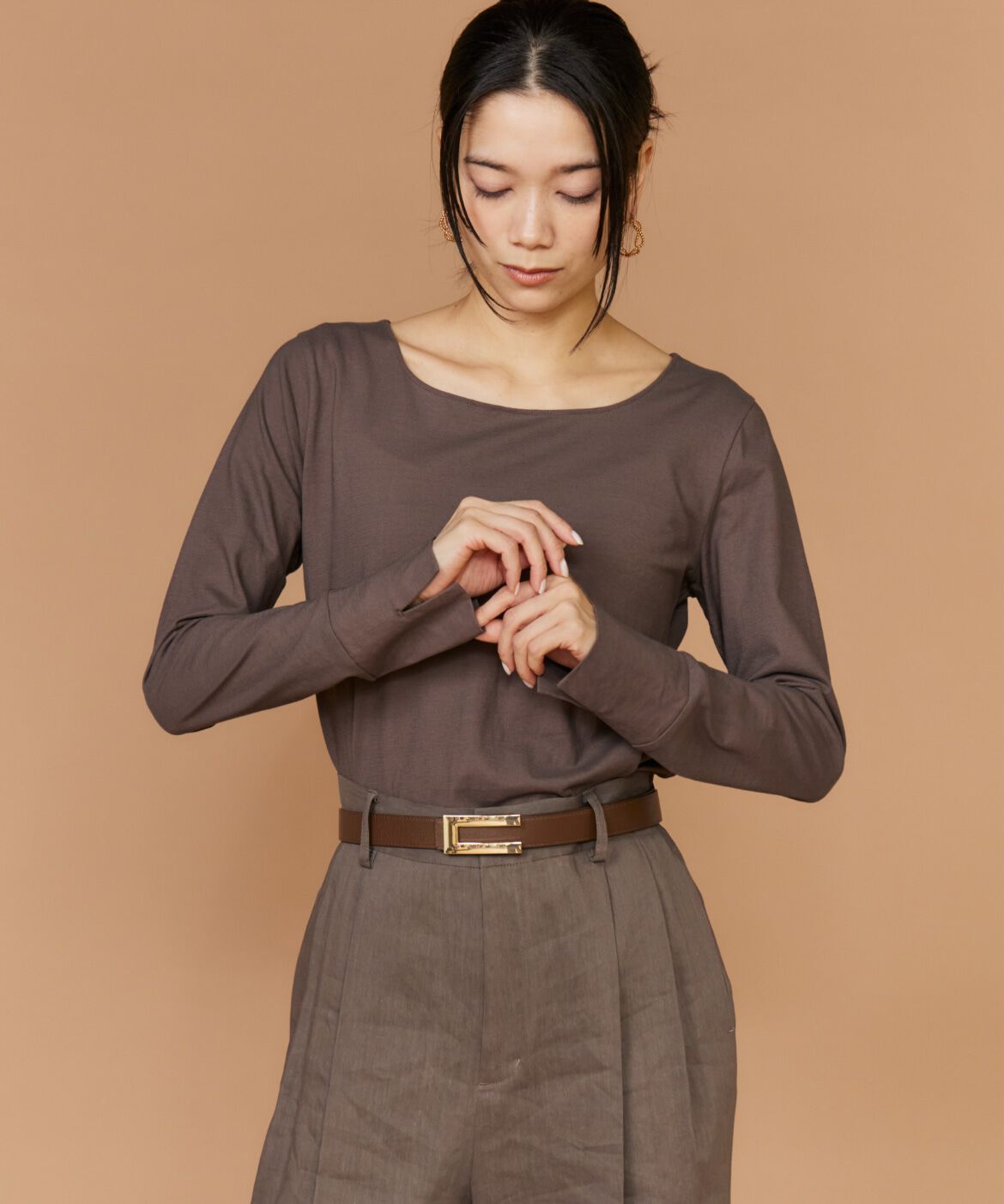 INED「スクエアネックプルオーバー」|Tシャツ・カットソー|