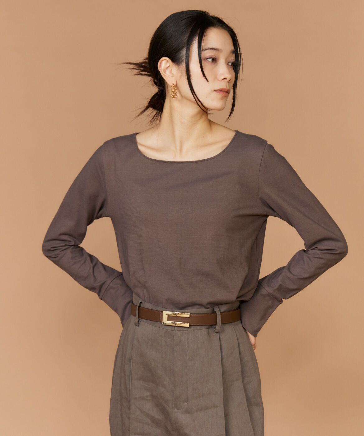 INED「スクエアネックプルオーバー」|Tシャツ・カットソー|