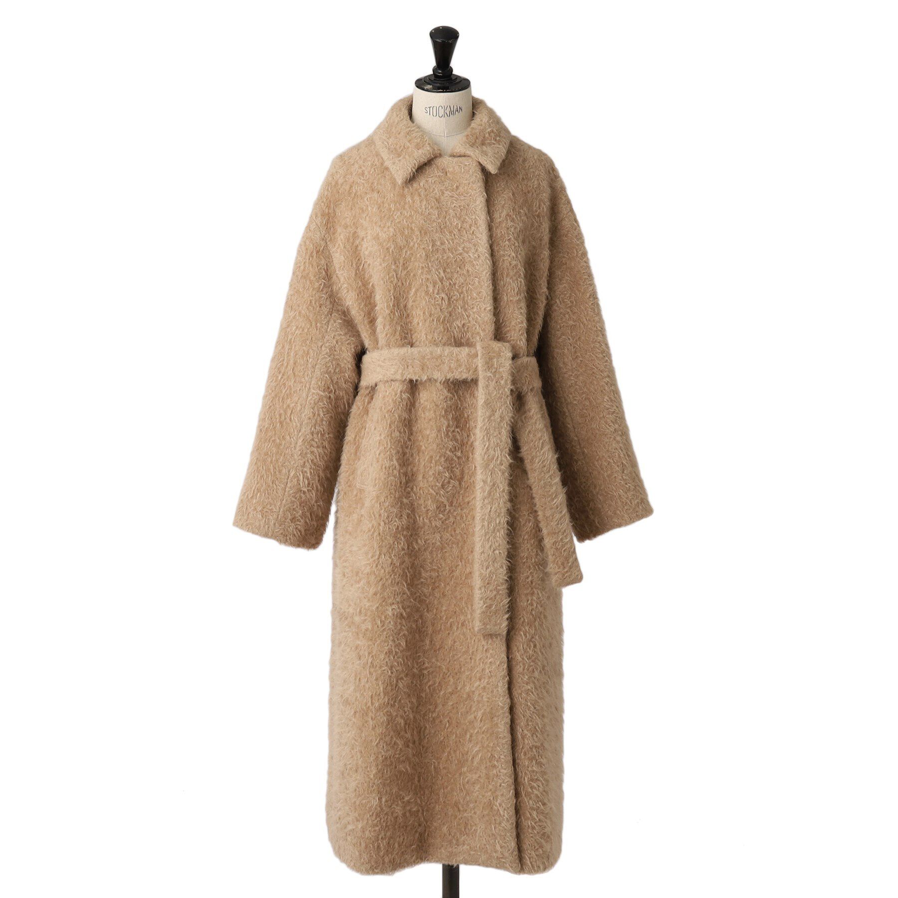 UNTITLED「スーリーアルパカコート」|ステンカラーコート|