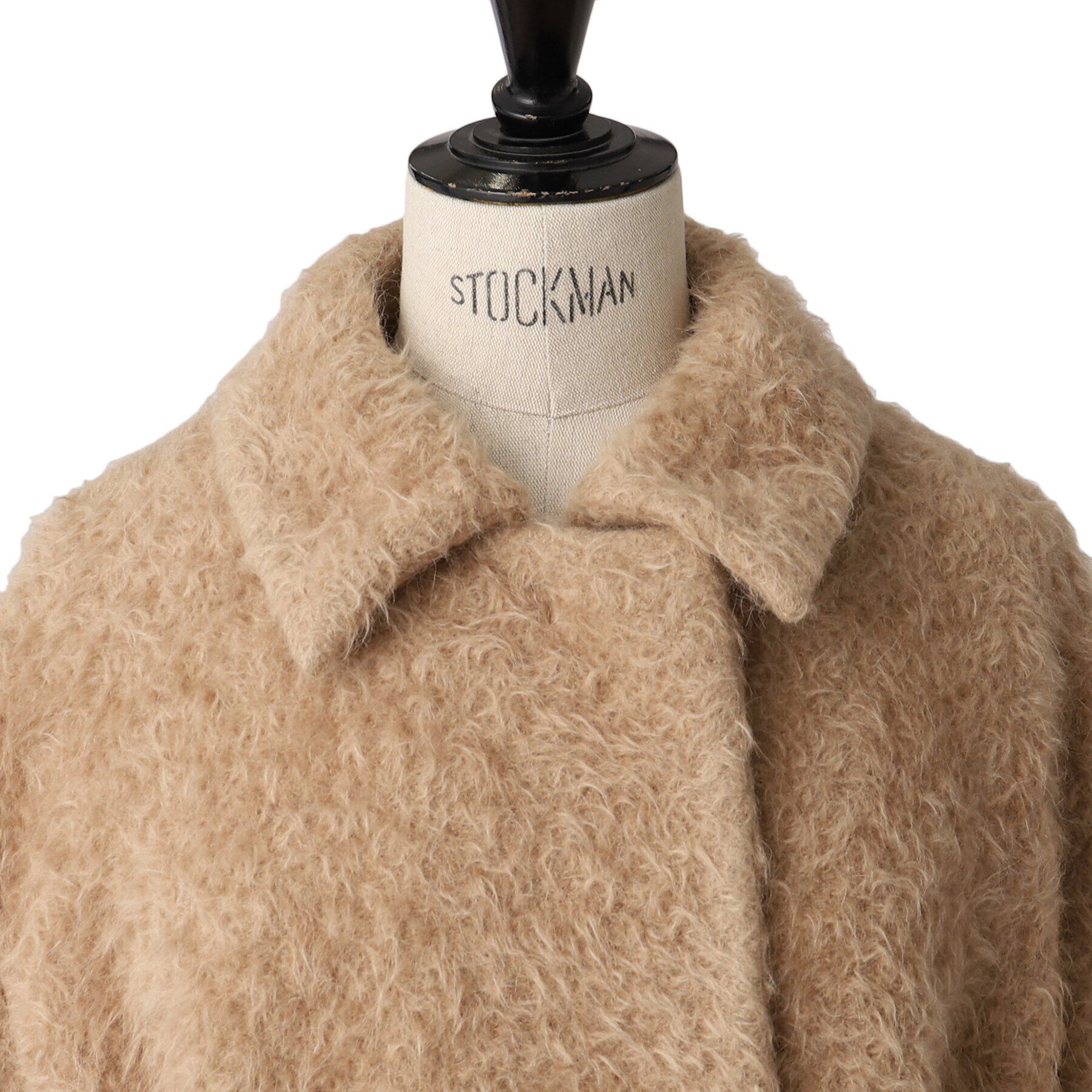 UNTITLED「スーリーアルパカコート」|ステンカラーコート|