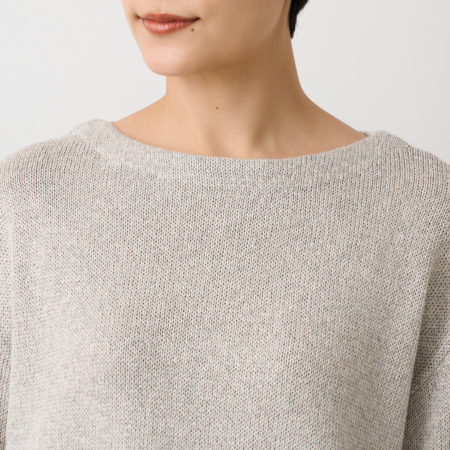 UNTITLED「【洗える/光沢感】ファンシーヤーンニット」|ニット・セーター|