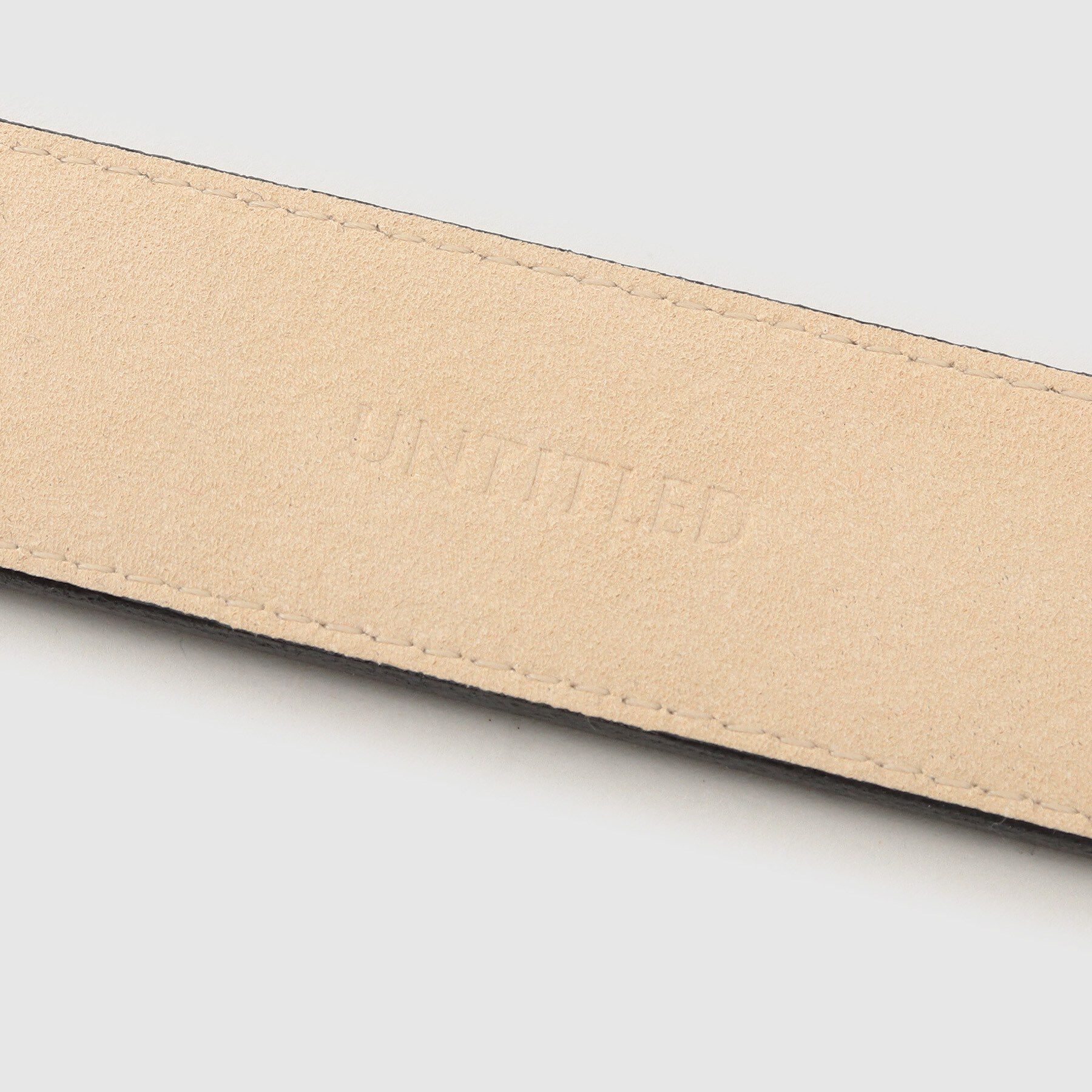 UNTITLED「【日本製／本革】スクエアバックルベルト」|ベルト|