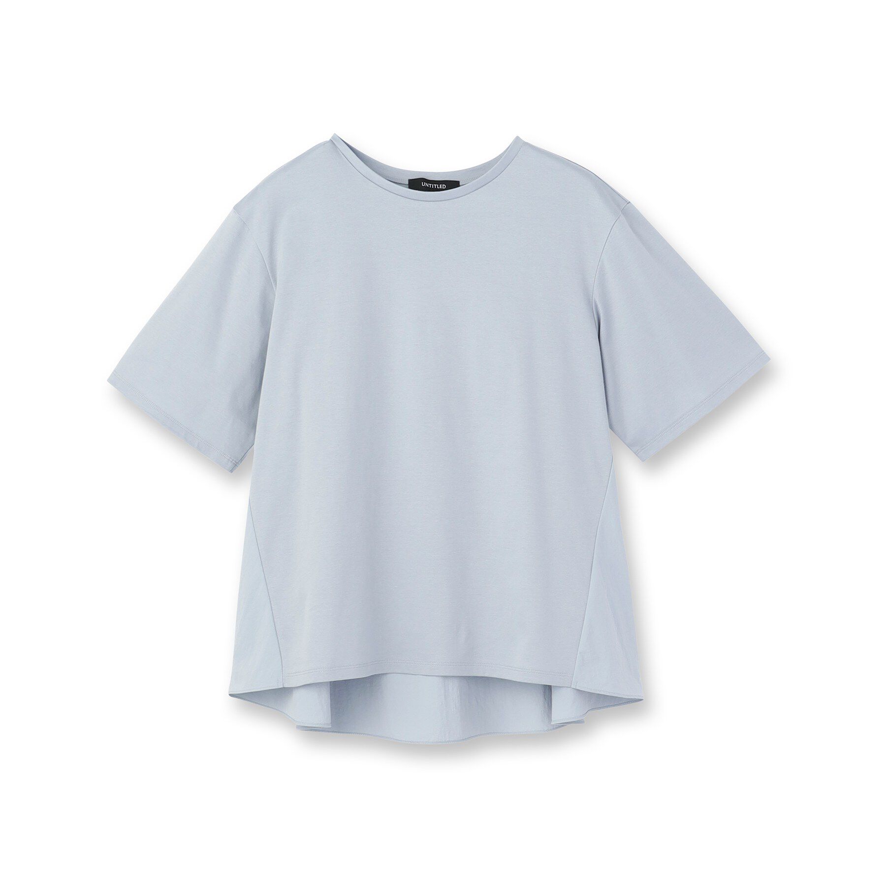 UNTITLED「【洗える/Tシャツ】異素材ドッキングプルオーバー」|Tシャツ・カットソー|