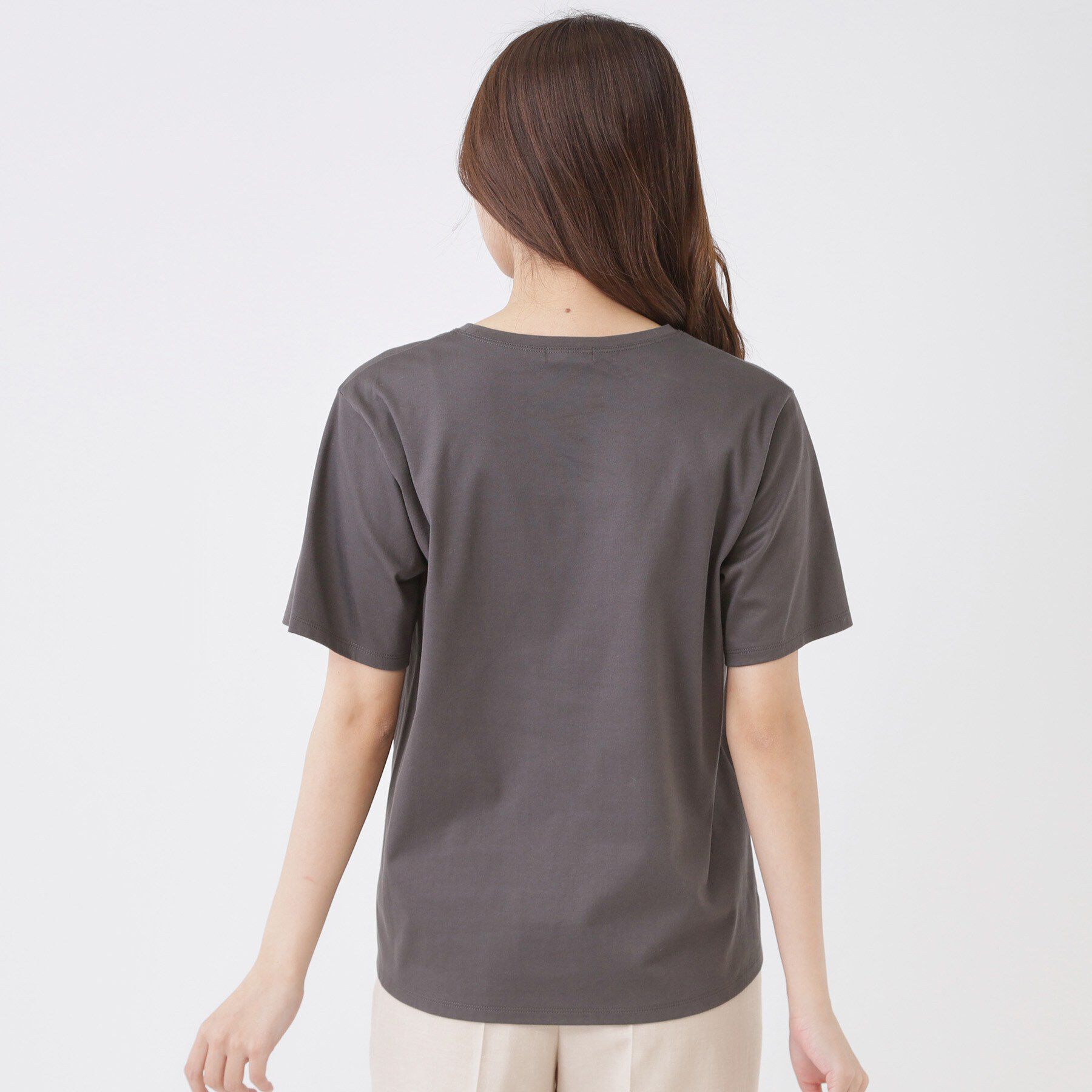 COUP DE CHANCE「【手洗い可／日本製】半袖ロゴTシャツ」|Tシャツ・カットソー|