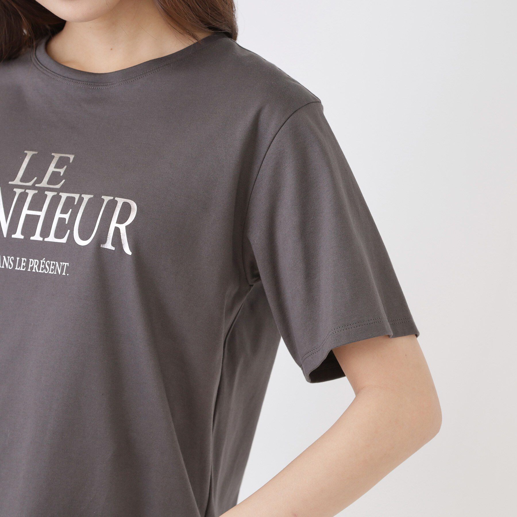 COUP DE CHANCE「【手洗い可／日本製】半袖ロゴTシャツ」|Tシャツ・カットソー|