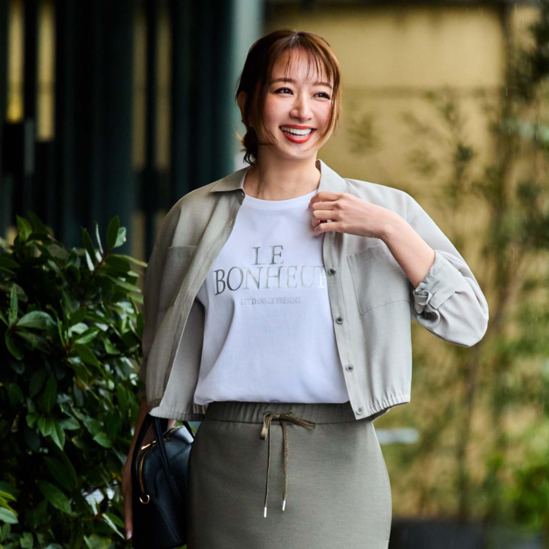 COUP DE CHANCE「【手洗い可／日本製】半袖ロゴTシャツ」|Tシャツ・カットソー|