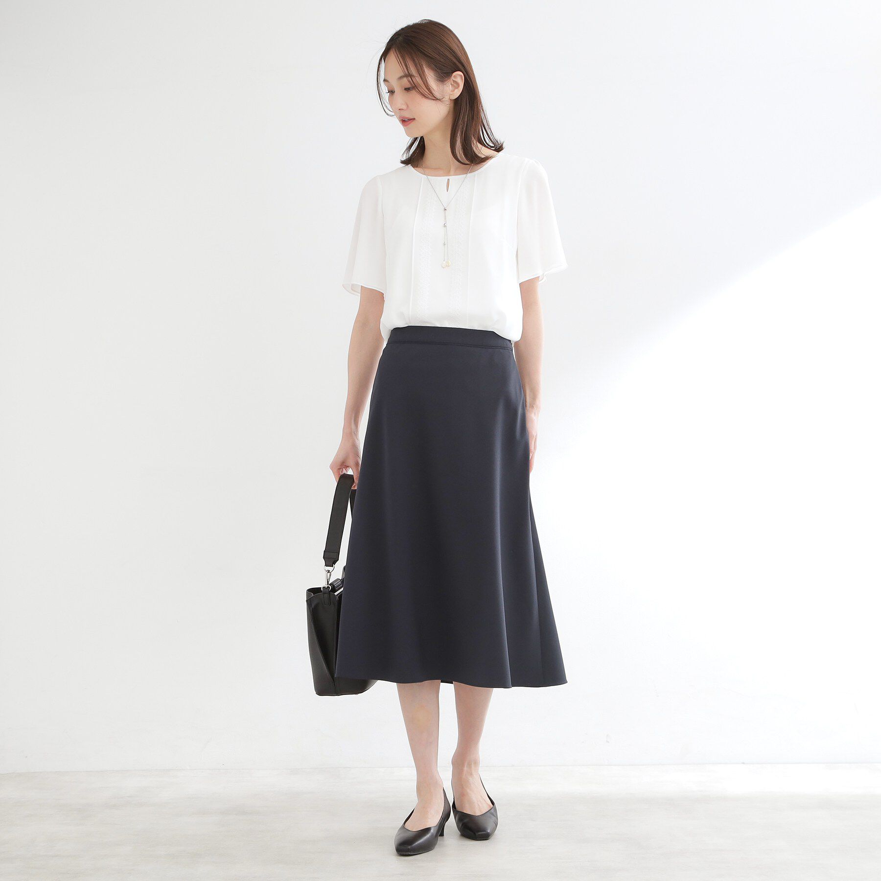 Reflect「【セットアップ可】セミフレアスカート」|スカート|