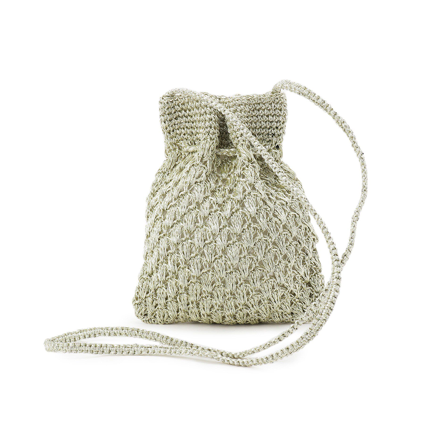 DRESSTERIOR「ne Quittez pas（ヌキテパ）METALLIC MACRAME SAKOCHE BAG」|ショルダー・メッセンジャー|