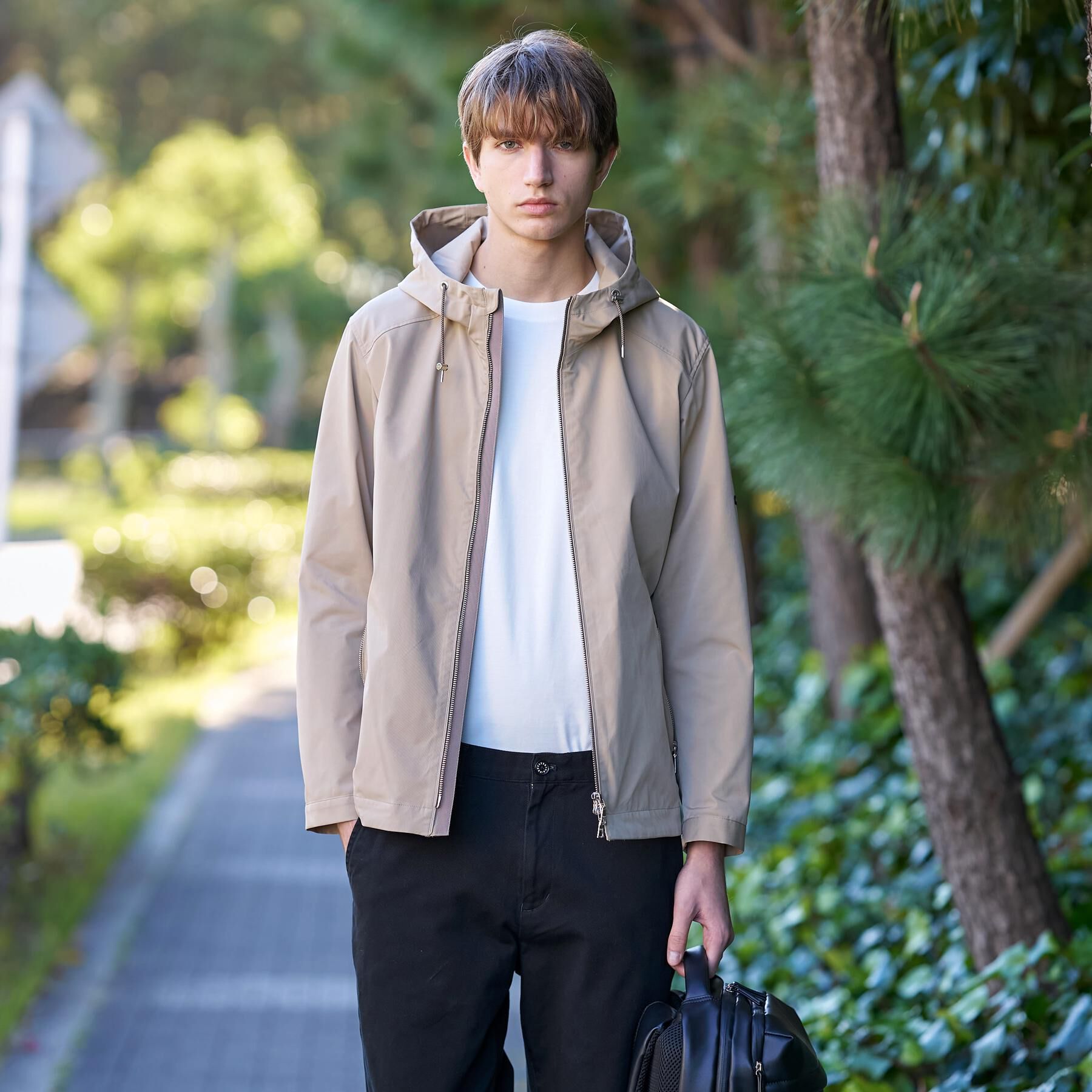 DRESSTERIOR「【撥水/透湿素材/ウォッシャブル】LIMONTA ハイスペックパーカー」|ブルゾン・スタジャン|