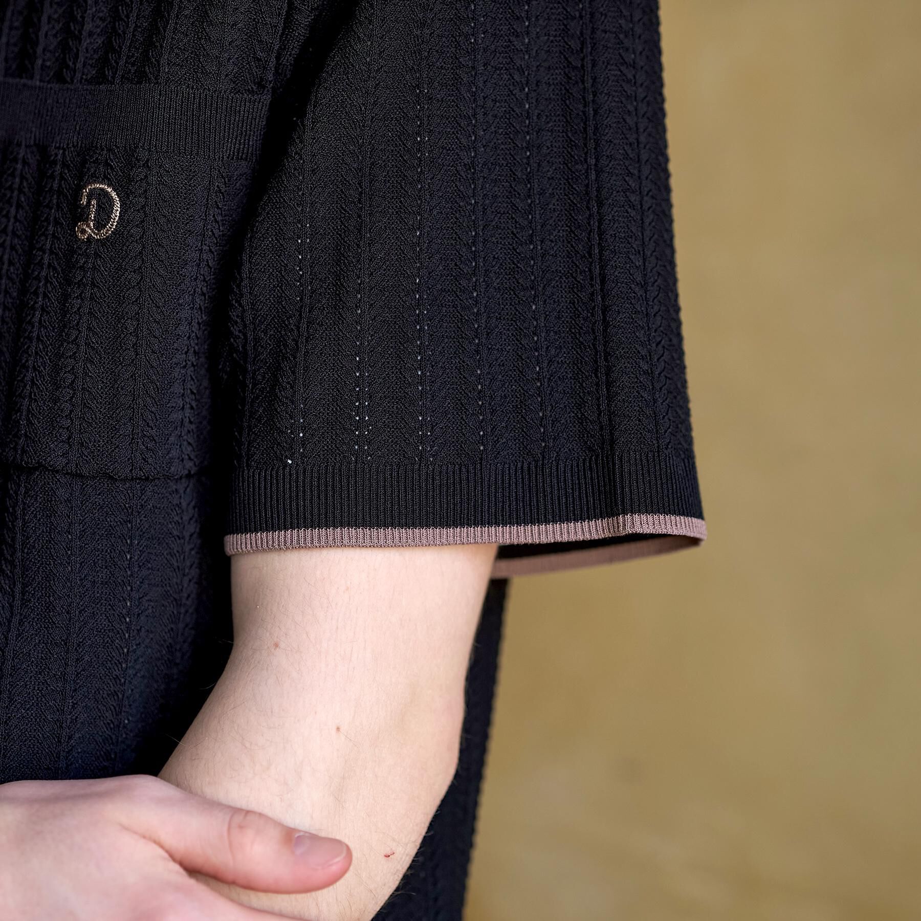 DRESSTERIOR「【Safari5月号掲載】ウォッシャブル キューバニットシャツ」|ニット・セーター|