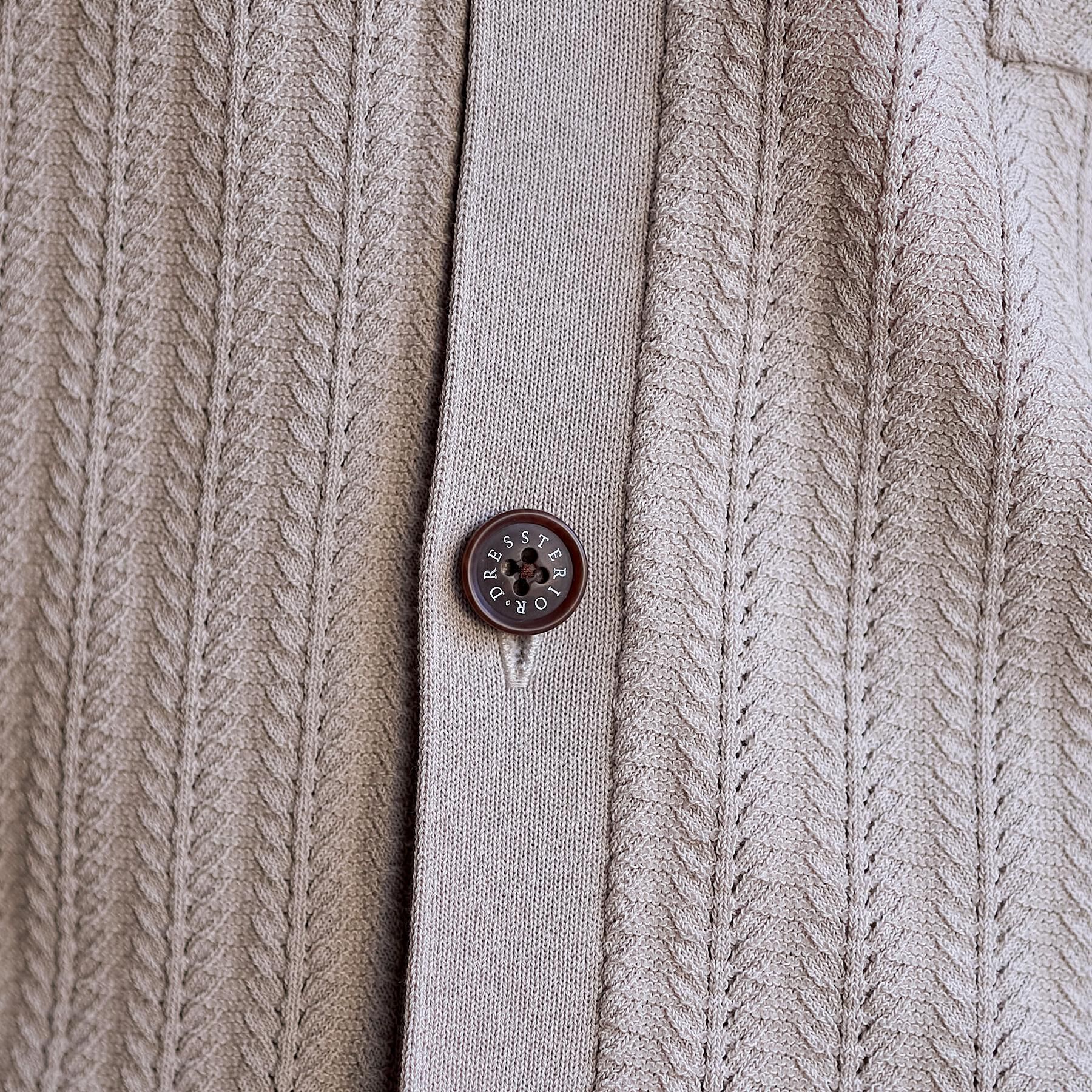 DRESSTERIOR「【Safari5月号掲載】ウォッシャブル キューバニットシャツ」|ニット・セーター|