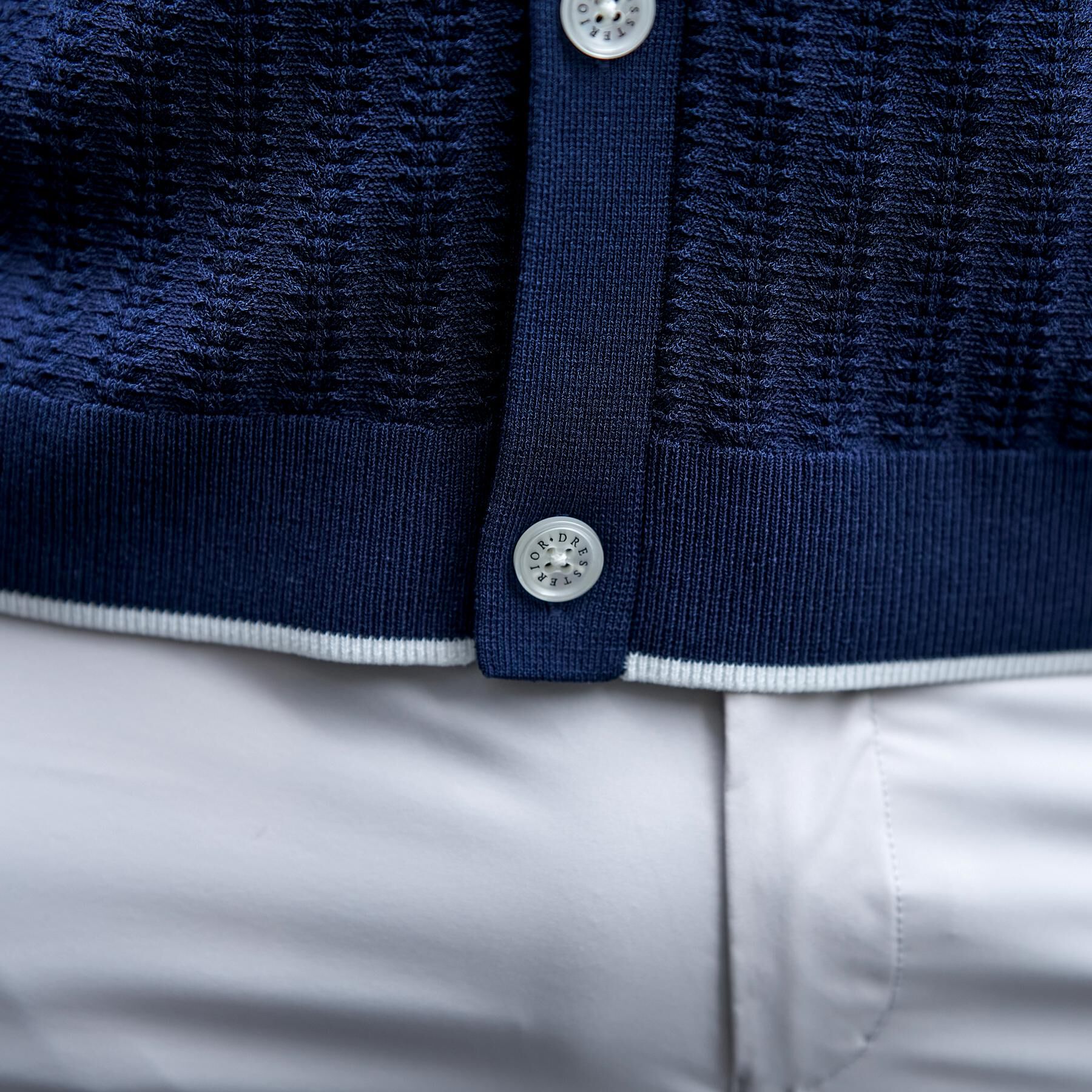 DRESSTERIOR「【Safari5月号掲載】ウォッシャブル キューバニットシャツ」|ニット・セーター|