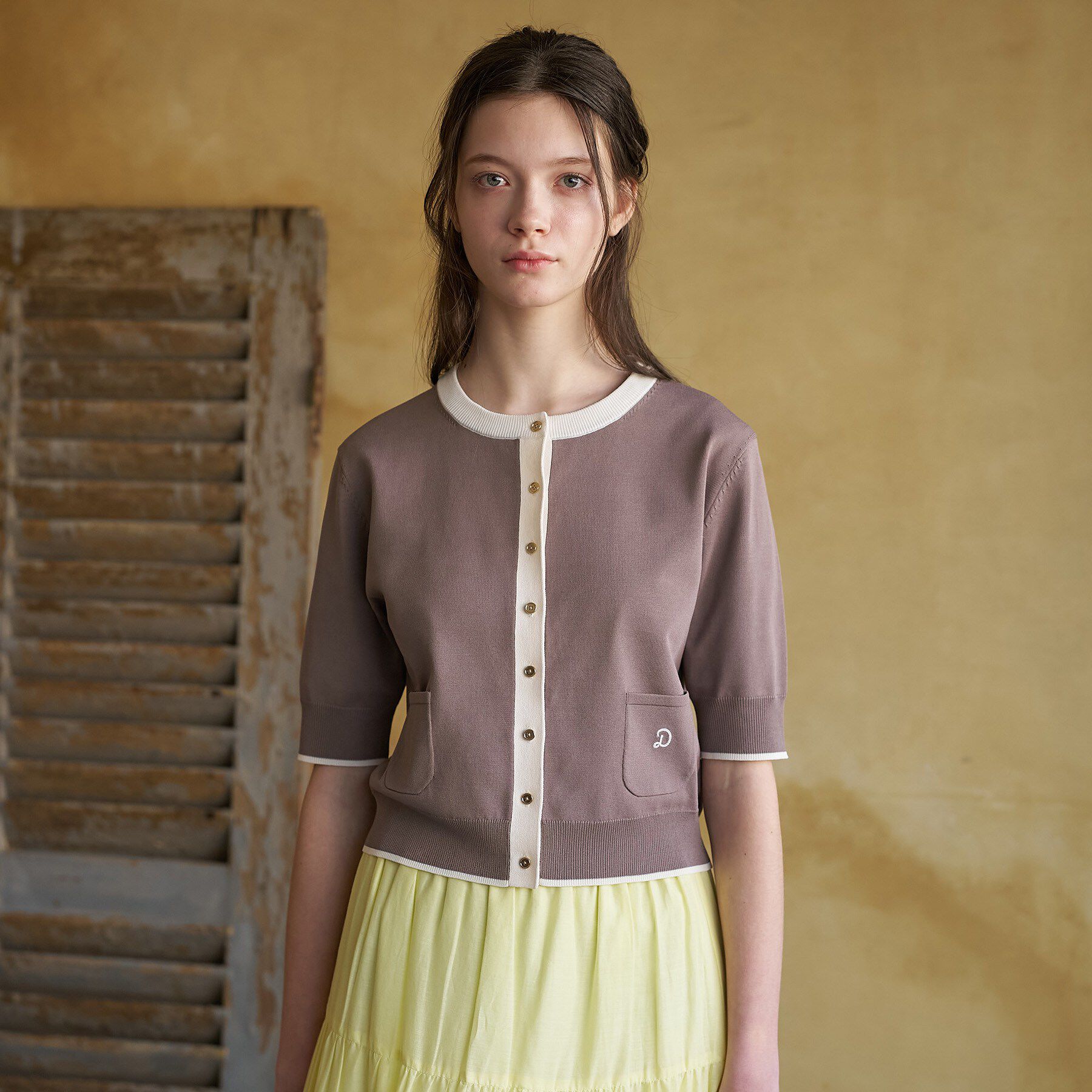 DRESSTERIOR「【otonaMUSE5月号掲載/UVカット/ウォッシャブル】クールタッチ コンビ カーディガン」|カーディガン|