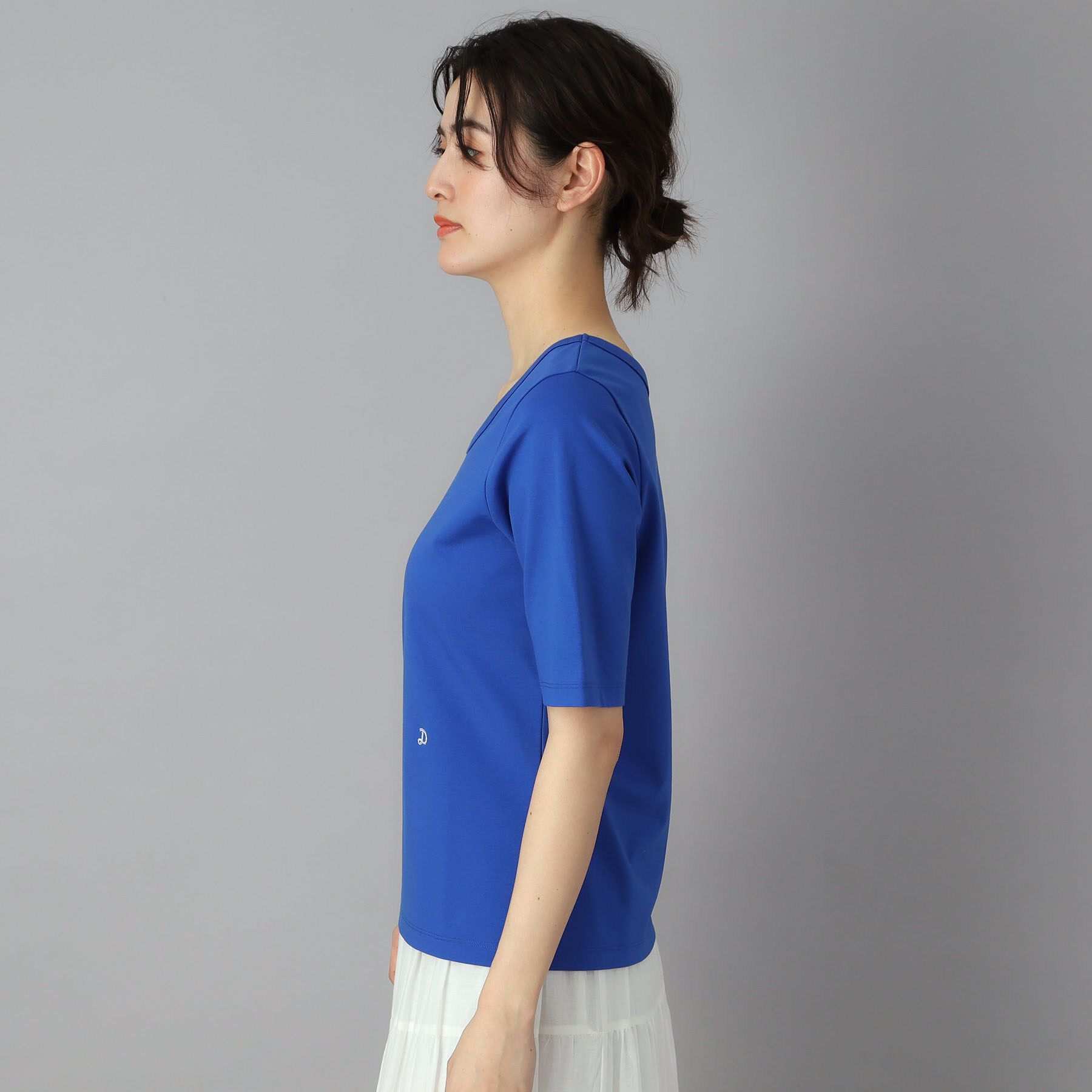 DRESSTERIOR「【接触冷感/UVカット/抗菌防臭/しわ防止】COOL DEODORANT JERSEY スクエアネッ」|Tシャツ・カットソー|