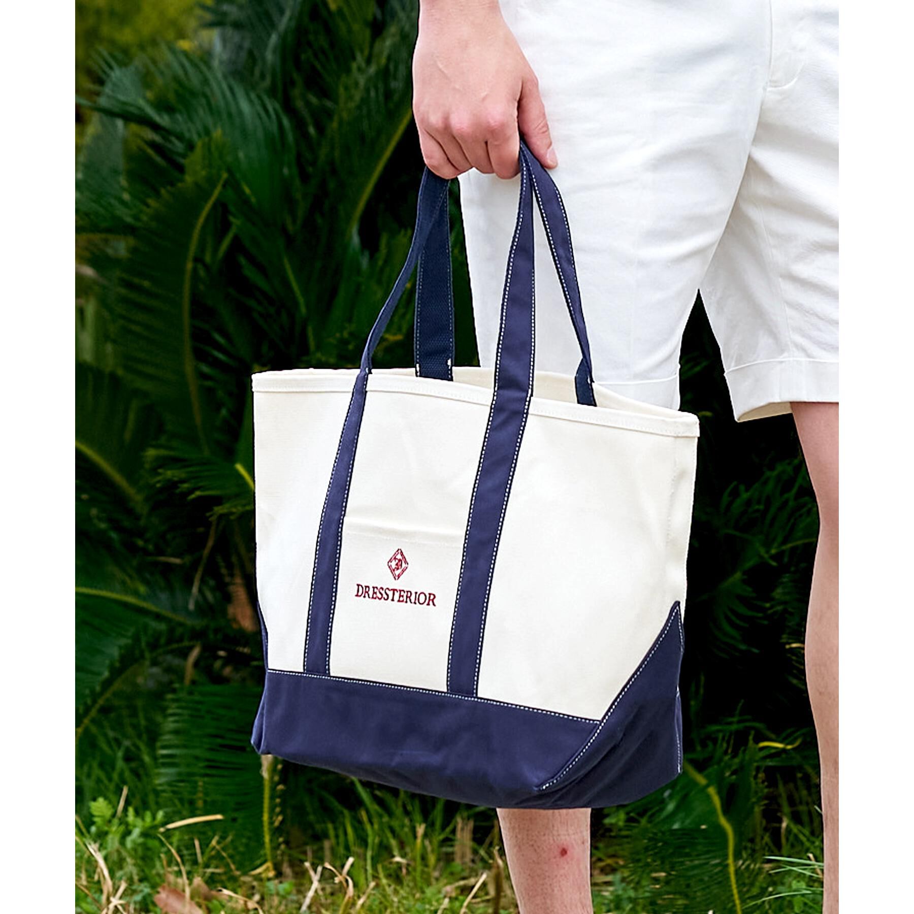 DRESSTERIOR「ドレステリア キャンバストートバッグ（M）」|トートバッグ|ブルー(093)