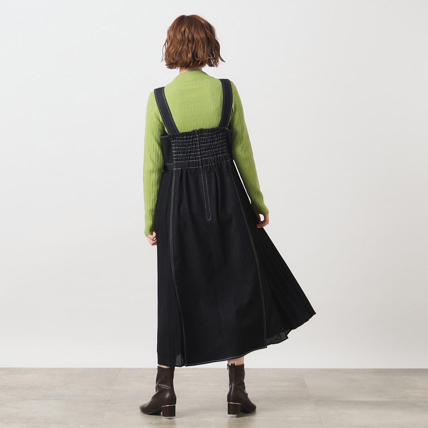 grove「キレイに決まる!脇プリーツジャンドレ」|ワンピース|